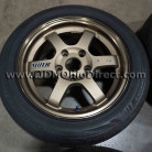JDM Volk Racing TE37 Bronze 15 inch Wheels 
